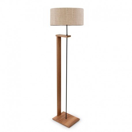 Lámpara de pie 150 cm pantalla ancha beige, tipo e27 max 60 w, colección victoria,, casquillo e27 max 60 w